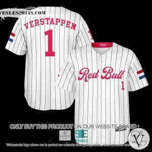 Verstappen Red Bull 1 Baseball Jersey