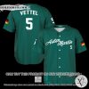Vettel Aston Martin 5 Green Baseball Jersey