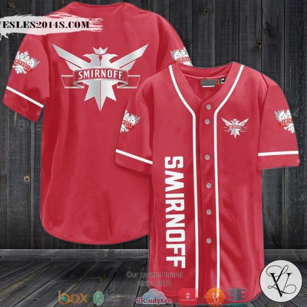 Vodka Smirnoff Red Baseball Jersey