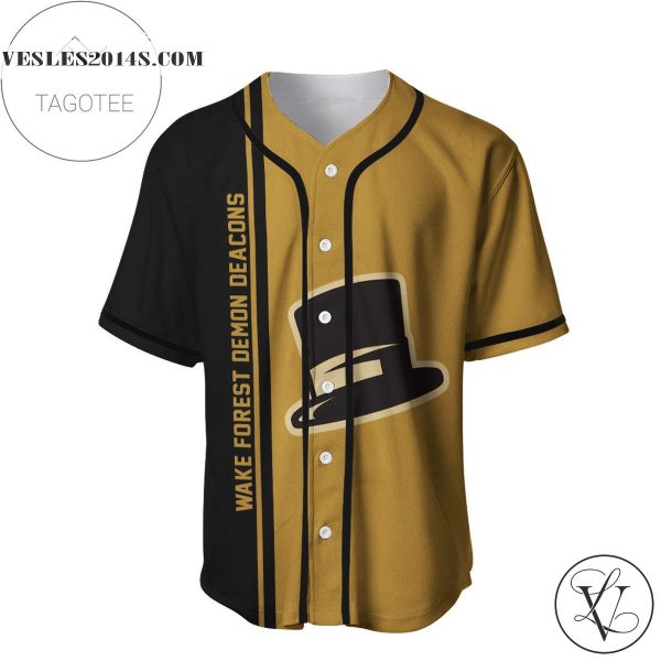 Wake Forest Demon Deacons Baseball Jersey Half Style – NCAA