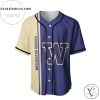 Washington Huskies Baseball Jersey Half Style – NCAA