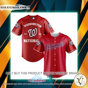 Washington Nationals Baseball Jersey