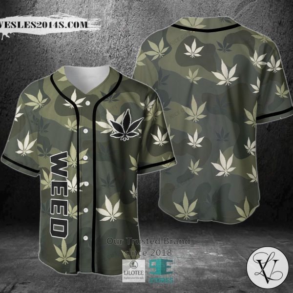 Weed Baseball Jersey