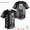White Claw Flame Skull Baseball Jersey