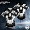 White Ghost Skull Baseball Jersey