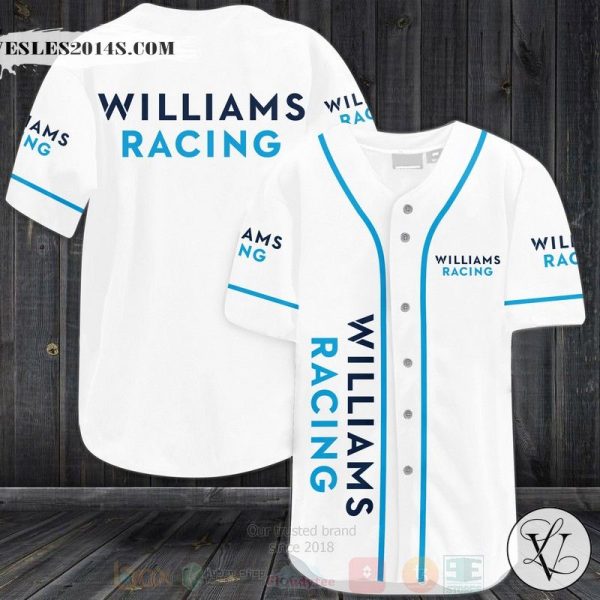 Williams Racing Baseball Jersey Shirt
