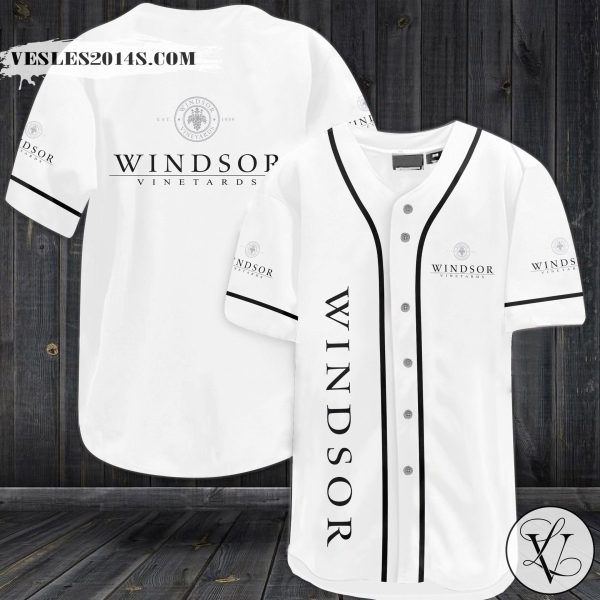 Windsor Vineyards Baseball Jersey