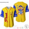 Winnie The Pooh All Over Print Yellow Baseball jersey