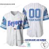 Winnie The Pooh Eeyore Personalized Baseball Jersey Shirt