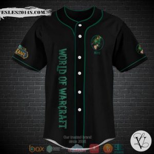 World Of Warcraft Monk Class Baseball Jersey