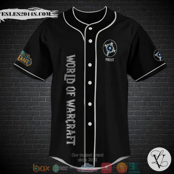 World Of Warcraft Priest Class Baseball Jersey