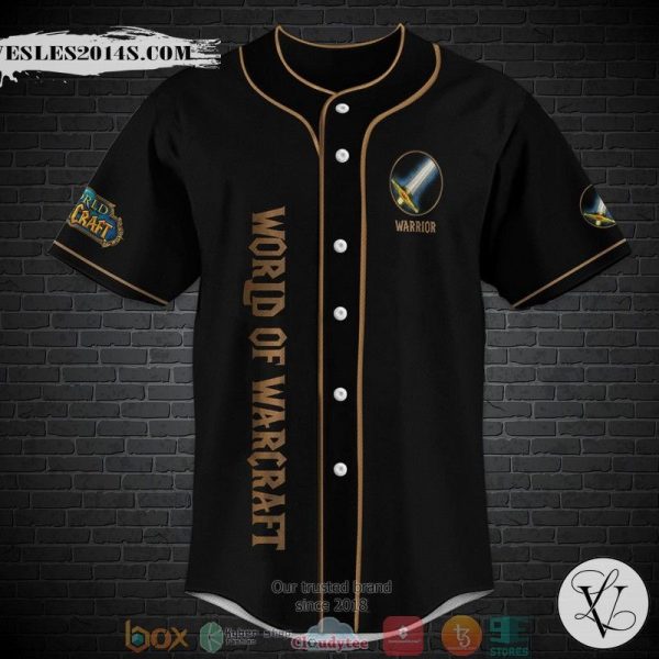 World Of Warcraft Warrior Baseball Jersey