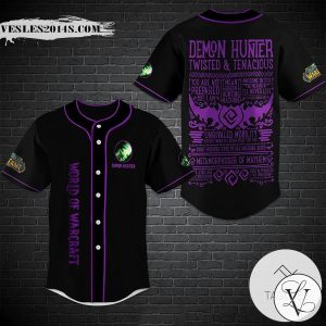 World of Warcraft Demon Hunter Class Baseball Jersey