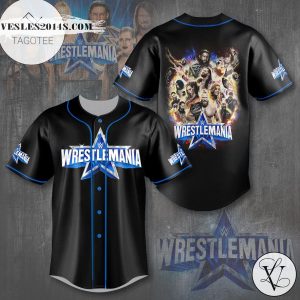 Wrestlemania Wwe Baseball Jersey Shirt