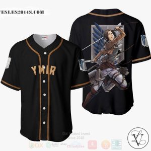 Ymir Attack On Titan Anime Baseball Jersey Shirt