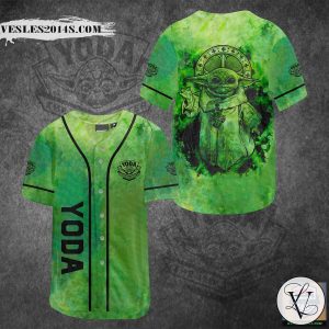 Yoda Star War Vintage Baseball Jersey Shirt