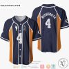 Yuu Nishinoya 4 Haikyuu Baseball Jersey Shirt